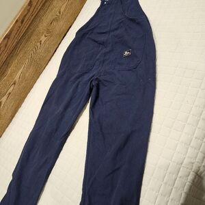 Vans Navy Blue Overalls with Front Patch Logo